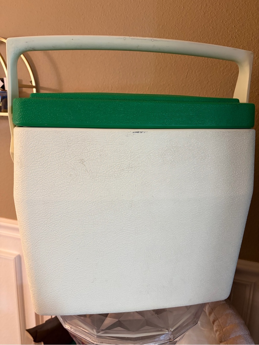 Coleman 1980’s Green and White Lil Oscar 16 Quart Lunch Cooler - Picture 5 of 15